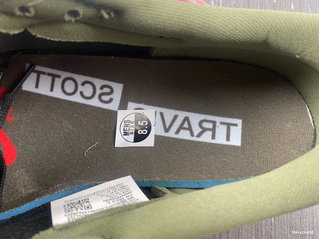 Rep TBkick OLIVE' SCOTT SP 'BLACK X 1 DM7866-002 OG TRAVIS AIR JORDAN LOW 0811
